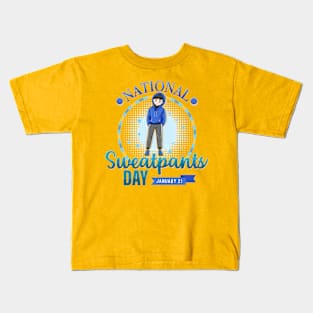 Sweatpants Day Boy Kids T-Shirt